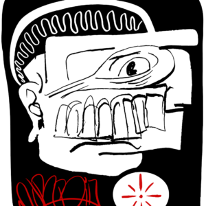 Block Head Poster